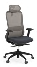 Crescent Weight-Activated Syncro-Tilt High Back with Optional Headrest