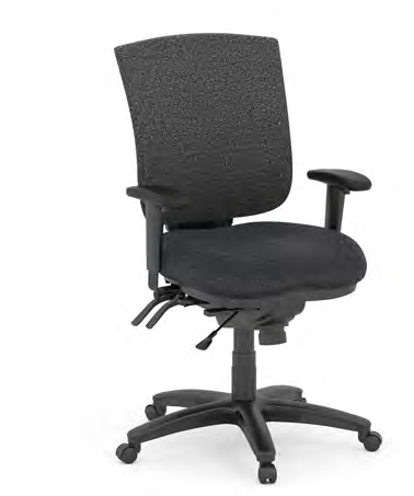 Multi-Function Task with Ratchet Back Height Adjustment