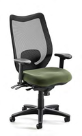 Tulip Multi-Function High Back with Adjustable Lumbar Support and Ratchet Back Height Adjustment