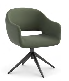 Konfurb Saron Guest Chair with Spider Base