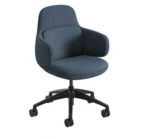 Viva Club Chair w/ Black Nylon Base