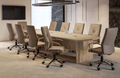 Arena Conference Table w/ Panel Base 192"W x 48"D