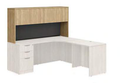 Hutch with 4 Laminate Doors 15"D x 36"H 66"W