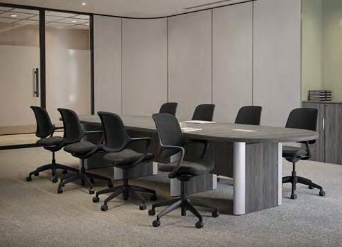 Tables with Accent Bases 120"W x 48"D