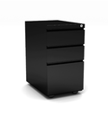 Locking Box/Box/File Pedestal 15"W x 22"D x 26 1 / 2 "H Available in Silver, Black & White.