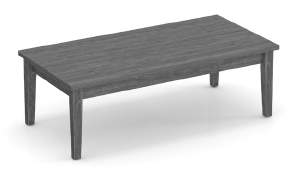 Laminate Top With Solid Wood Base Coffee Table