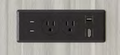 Features 2 USB-C charging ports, 1 USB 3.0 data port, 1 HDMI port, and 2 power outlets. Stocked in Black. Only compatible with 1.5" Arena Conference Tables.
