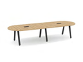 Racetrack Conference Table w/ Metal VA Leg 192"W x 48"D